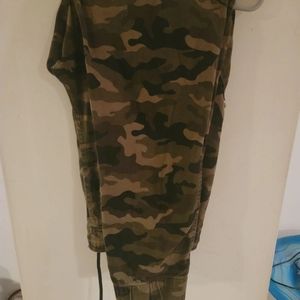 Camouflage womens jogger/casual pants